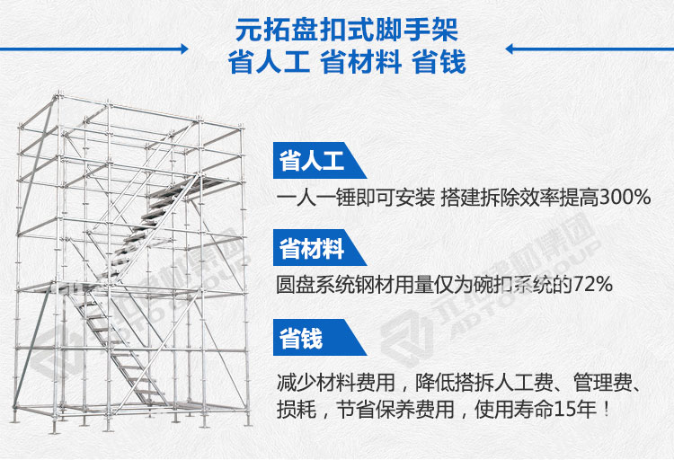 大型房建高支模盤扣式滿堂支架 生產(chǎn)產(chǎn)品優(yōu)勢