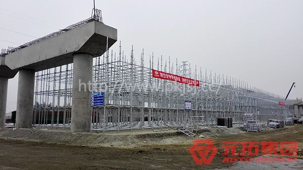 承插型盤扣式腳手架工程案例