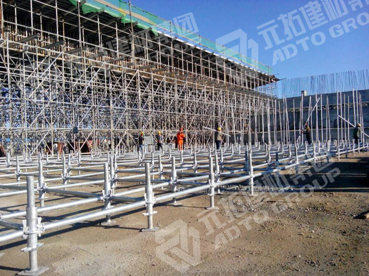 內(nèi)蒙古集寧外環(huán)橋梁支撐承插型盤扣式腳手架工程
