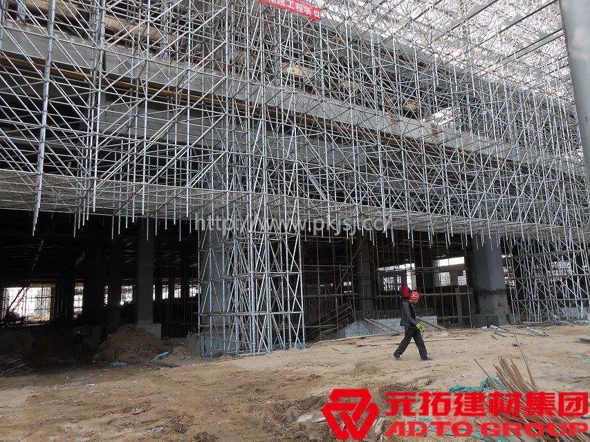 盤扣式腳手架的施工要點