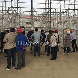 中鐵隧道局深圳車公廟綜合交通樞紐工程 使用產品：承插式鋼管腳手架